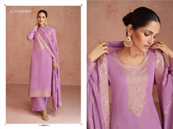 Aashirwad Gulkand Coco Silk Designer Salwar Suit Collection